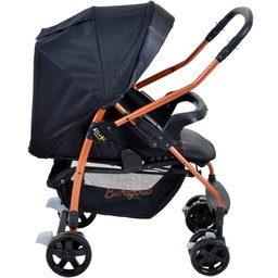 CARRINHO DE BEBÊ TRAVEL SYSTEM RIO K + BEBÊ CONFORTO BURIGOTTO REF: 4019 - UN - PRETO-COBRE - 4