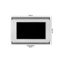 Ver imagem 3 de Home P/ Tv até 75 Polegadas Loren Ripado C/ Led 200x136cm Cedro/bali - Dj Móveis