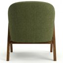 Ver imagem 6 de Poltrona Decorativa Iris Pes Madeira Linho Color Trend Tca 307 Moll