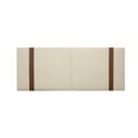 Ver imagem 1 de Painel Suspenso Cabeceira Dobrável Pietro para Cama Box Solteiro 90cm Boucle:bouclê Bege