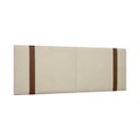 Ver imagem 2 de Painel Suspenso Cabeceira Dobrável Pietro para Cama Box Solteiro 90cm Boucle:bouclê Bege
