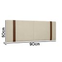Ver imagem 6 de Painel Suspenso Cabeceira Dobrável Pietro para Cama Box Solteiro 90cm Boucle:bouclê Bege