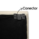 Ver imagem 5 de Painel Suspenso Cabeceira Dobrável Pietro para Cama Box Solteiro 90cm Boucle:bouclê Bege