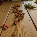 Ver imagem 2 de Colar de Mesa Decorativo de Madeira e Abeto - 1,30m