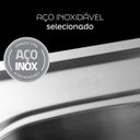 Ver imagem 6 de Cuba de Cozinha Gourmet Pia Aço Inox 75x40 Brinovar