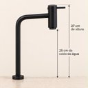 Ver imagem 6 de Torneira Nikko Preta Alta Aço Inox 304 Premium Goldenx