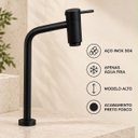 Ver imagem 4 de Torneira Nikko Preta Alta Aço Inox 304 Premium Goldenx