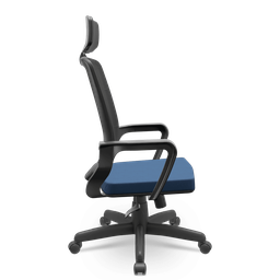 Cadeira Adrix Presidente Poliéster Giratória Relax com Braços Fixos e Apoio de Cabeça - 2