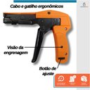 Ver imagem 2 de Pistola para Abraçadeira de Nylon Organização de Cabos Corte Automático 2,2 a 4,8mm - Starfer
