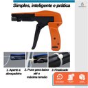 Ver imagem 4 de Pistola para Abraçadeira de Nylon Organização de Cabos Corte Automático 2,2 a 4,8mm - Starfer