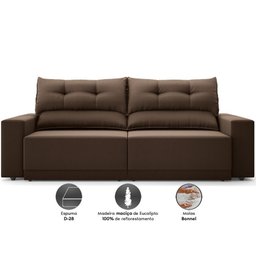 Sofá Lord 2,00m Retrátil e Reclinável Velosuede - Netsofas - 2