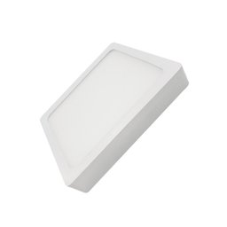 Plafon LED Sobrepor 12W Bivolt 2700K Quadrado Ourolux - 1