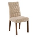 Ver imagem 6 de Conjunto Sala de Jantar Madesa Daniela Mesa Tampo de Madeira com 6 Cadeiras - Rustic/branco/imperial