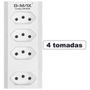 Ver imagem 3 de Extensão Tomada Filtro de Linha 4 Tomadas + 3 Usb Proteção e Carga Rápida 2500w