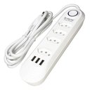 Ver imagem 5 de Extensão Tomada Filtro de Linha 4 Tomadas + 3 Usb Proteção e Carga Rápida 2500w