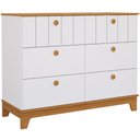 Ver imagem 2 de Cômoda Infantil Estilo Retrô 6 Gavetas 100% Mdf