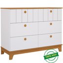 Ver imagem 7 de Cômoda Infantil Estilo Retrô 6 Gavetas 100% Mdf