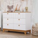 Ver mais imagens de Cômoda Infantil Estilo Retrô 6 Gavetas 100% Mdf