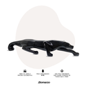 Ver imagem 4 de Escultura Pantera Ataque Grande, Jardim e Piscina 150 Cm:preto Brilho