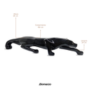 Ver imagem 3 de Escultura Pantera Ataque Grande, Jardim e Piscina 150 Cm:preto Brilho