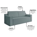 Ver imagem 5 de Sofá à Vácuo 3 Lugares Linha Luma Magic