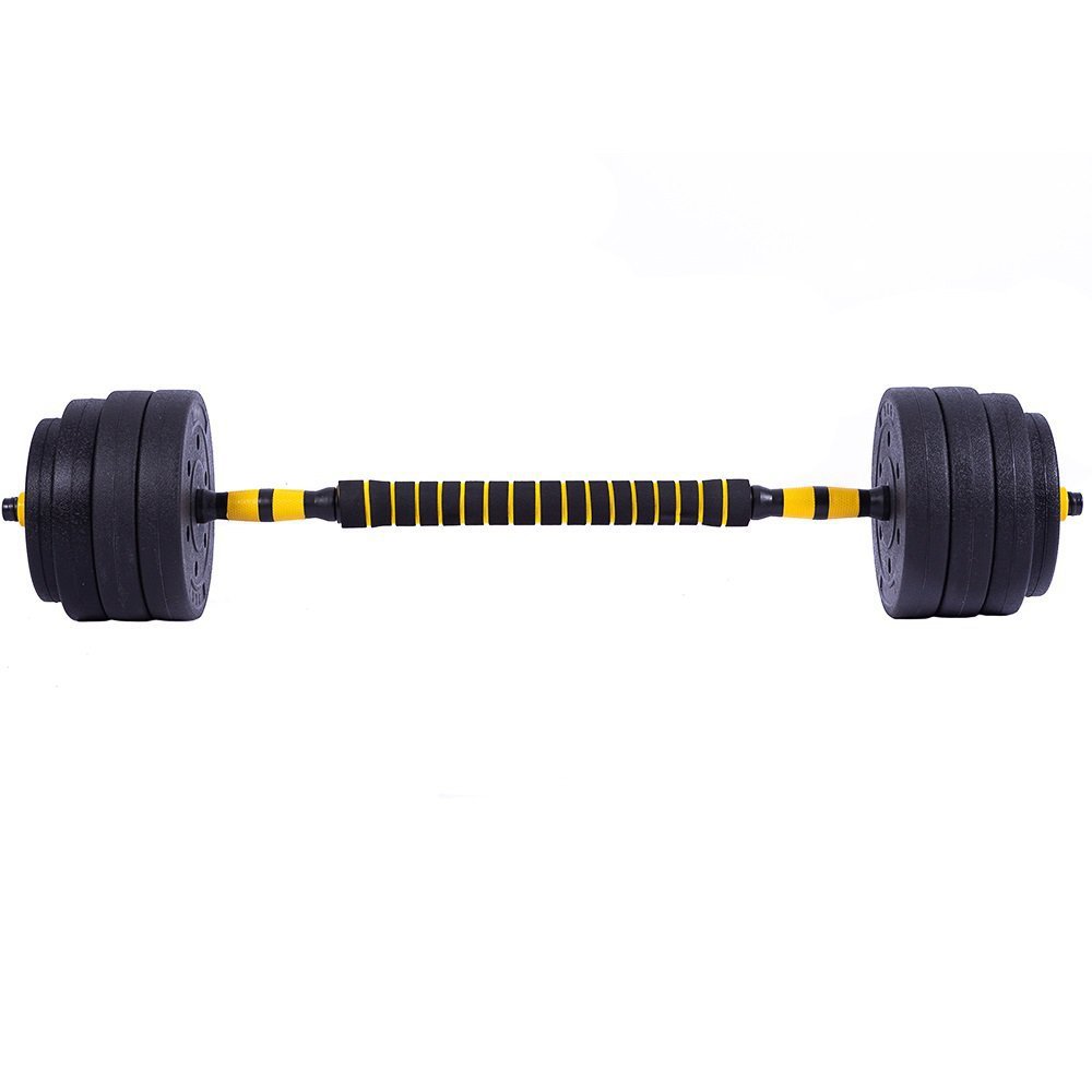 Halteres Anilha Barra Kit Musculação Peso Academia 30kg Yangfit - 7