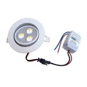 Spot de Led 3w Branco Quente 12v 24v para Motor Home Trailer