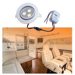 Spot de Led 3w Branco Quente 12v 24v para Motor Home Trailer - 4