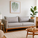 Ver imagem 4 de Sofá 3 Lugares Van Gogh Corino 2 Metros com 2 Almofadas