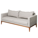 Ver imagem 2 de Sofá 3 Lugares Van Gogh Corino 2 Metros com 2 Almofadas