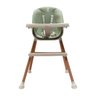Cadeira de Alimentação Infantil 5 em 1 Verde Cresce com o Bebê Premium Baby - 2