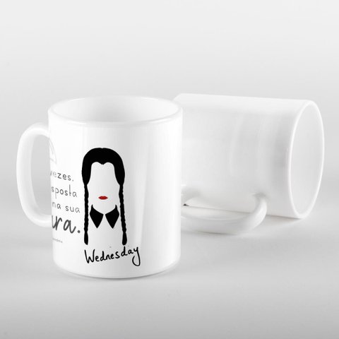 Caneca Wednesday Wandinha Está na Sua Cara