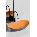 Ver imagem 1 de Cuba Apoio Evier Milano Matte Orange Gray Lavabo Banheiro