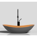 Ver imagem 2 de Cuba Apoio Evier Milano Matte Orange Gray Lavabo Banheiro