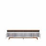 Rack para TV até 75 Polegadas Clint ST (220cm) - Off White/Natural - 4