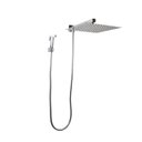 Ver imagem 2 de Ducha Inox 30x30 Cm com Desviador e Ducha Manual em Metal