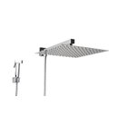 Ver imagem 1 de Ducha Inox 30x30 Cm com Desviador e Ducha Manual em Metal