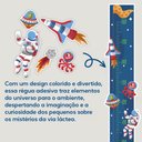 Ver imagem 5 de Adesivo Parede Régua Crescimento Astronauta Foguete Meteoro Ets