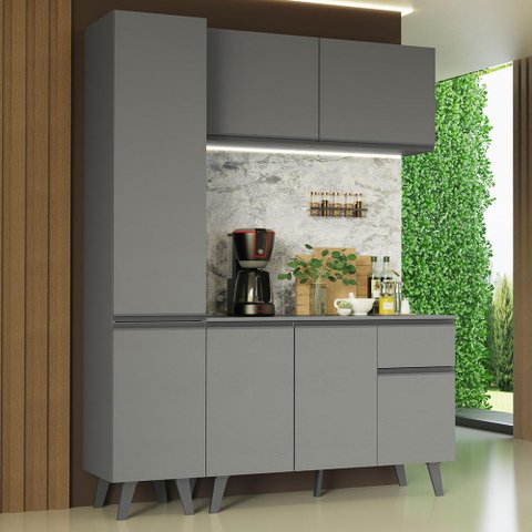 Armário de Cozinha Completa 160cm Nice Madesa