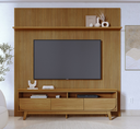 Ver imagem 1 de Composição Luna Painel Frisado com Bancada 3 Gaveta P/ TV's Até 75'' - Cumaru Madetec