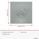Ver imagem 3 de Queijeira e Manteigueira de Vidro Transparente 7x9x9cm Tampa Servir Mesa Queijo