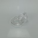 Ver imagem 7 de Queijeira e Manteigueira de Vidro Transparente 7x9x9cm Tampa Servir Mesa Queijo