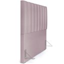 Ver imagem 6 de Kit Cabeceira Cama Box Casal Queen 160cm com Calçadeira Baú Dália W01 Suede Rosê - Lyam Decor