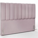 Ver imagem 3 de Kit Cabeceira Cama Box Casal Queen 160cm com Calçadeira Baú Dália W01 Suede Rosê - Lyam Decor