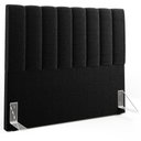 Ver imagem 2 de Cabeceira Cama Box Casal 140 cm Dália W01 Bouclê Preto - Lyam Decor