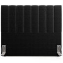 Ver imagem 5 de Cabeceira Cama Box Casal 140 cm Dália W01 Bouclê Preto - Lyam Decor