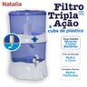Filtro Natalia Cristal Branco 14 Litros Todo em Acrilico + Boia e Vela de Carvão Ativo - 2