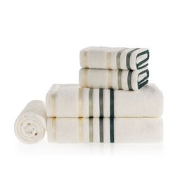 Karsten Jogo Banhão 5 Peças Lumina Ivory C/ Verde - 1112/7 - 1