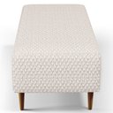 Ver imagem 2 de Puff Decorativo Sala de Estar Bali W01 Pés Palito 120x50cm Bouclê Cru - Lyam Decor