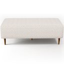 Ver imagem 5 de Puff Decorativo Sala de Estar Bali W01 Pés Palito 120x50cm Bouclê Cru - Lyam Decor